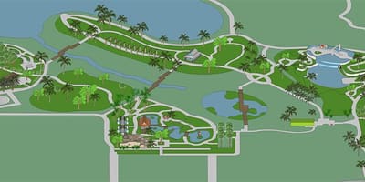 Карта на Ботаническата градина на Неапол