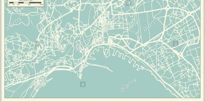 Карта На Неапол, Италия Град