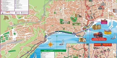 Карта на града Наполи